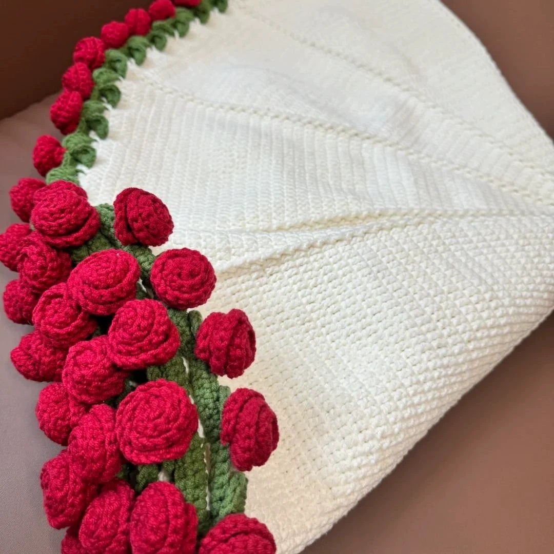 DIY Crochet Flower Bouquet Kit with Gift Bag