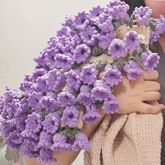DIY Crochet Flower Bouquet Kit with Gift Bag