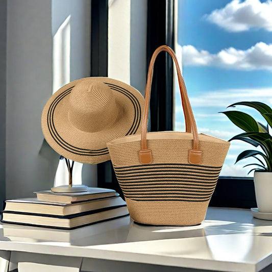 Shoulder straw bag trendy fashion women's bag large capacity